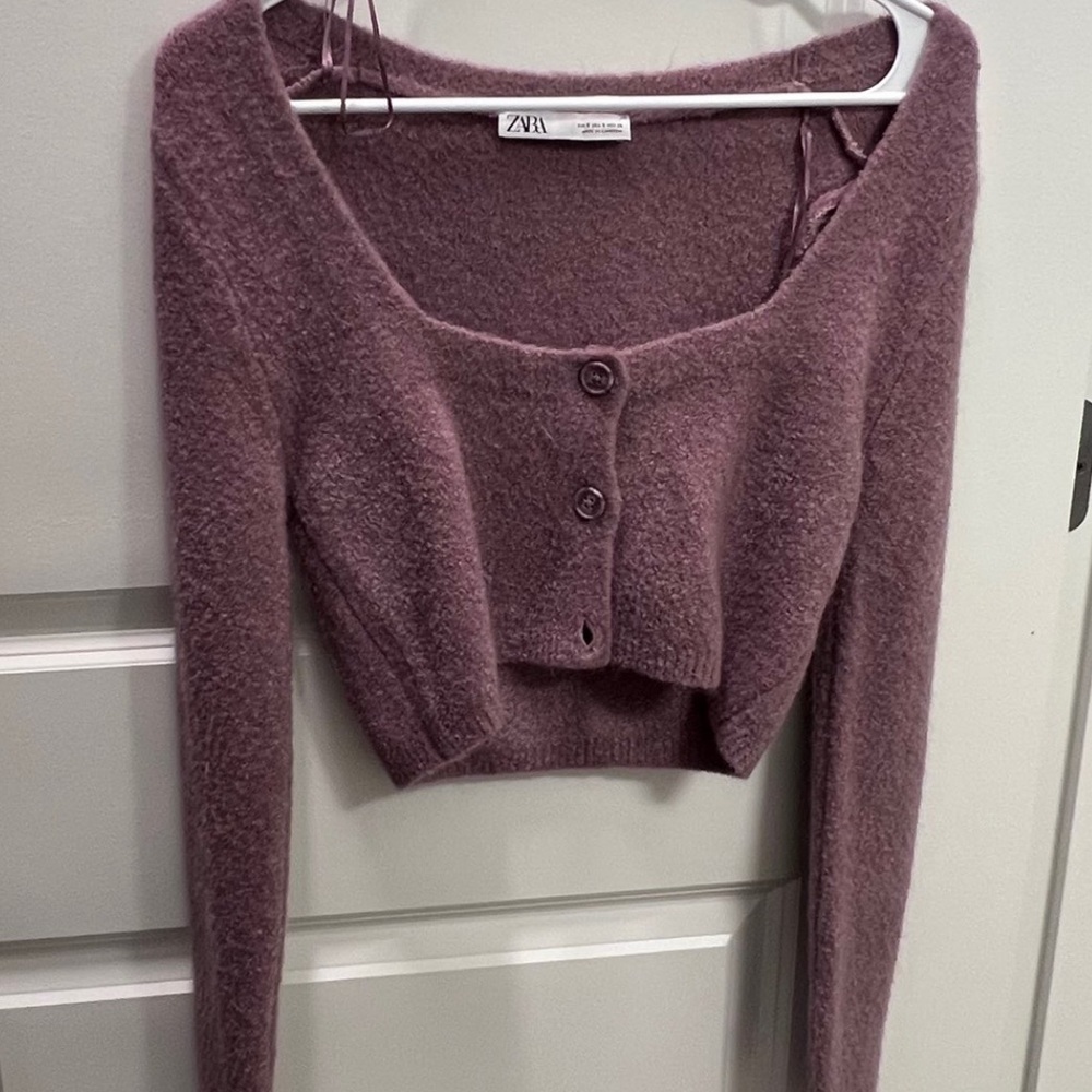 Zara Top Purple Longsleeve